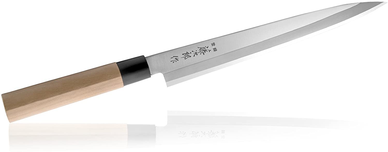 Cuchillo Japonés para Sushi y Sashimi Santoku